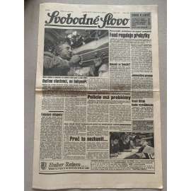 Svobodné slovo (16.9.1992) - staré noviny