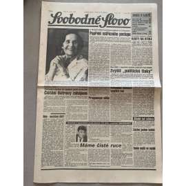 Svobodné slovo (25.8.1992) - staré noviny