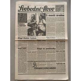 Svobodné slovo (20.8.1992) - staré noviny