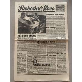 Svobodné slovo (19.8.1992) - staré noviny