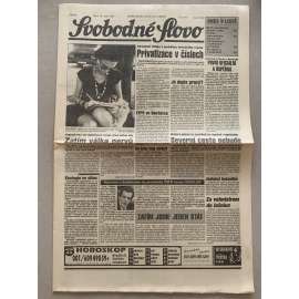 Svobodné slovo (18.8.1992) - staré noviny