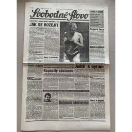 Svobodné slovo (28.7.1992) - staré noviny