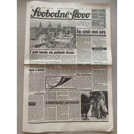 Svobodné slovo (27.7.1992) - staré noviny