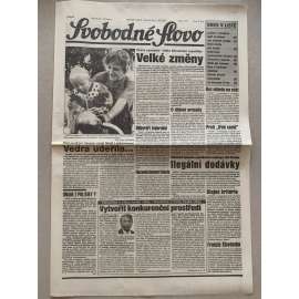 Svobodné slovo (22.7.1992) - staré noviny