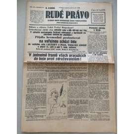 Rudé právo (8.9.1928) - 1. republika, staré noviny Rudé právo (8.9.1928) - 1. republika, staré noviny