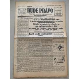 Rudé právo (9.9.1928) - 1. republika, staré noviny Rudé právo (9.9.1928) - 1. republika, staré noviny