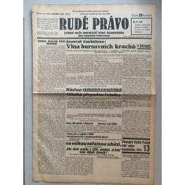 Rudé právo (16.9.1931) - 1. republika, staré noviny