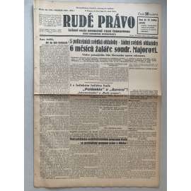 Rudé právo (17.9.1931) - 1. republika, staré noviny