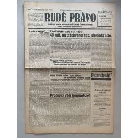 Rudé právo (19.9.1931) - 1. republika, staré noviny