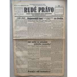 Rudé právo (23.9.1931) - 1. republika, staré noviny