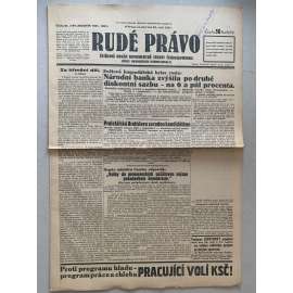 Rudé právo (24.9.1931) - 1. republika, staré noviny