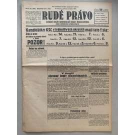 Rudé právo (3.10.1931) - 1. republika, staré noviny