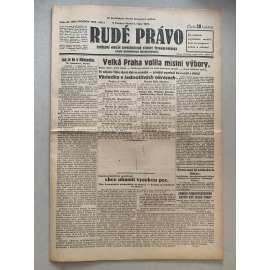 Rudé právo (6.10.1931) - 1. republika, staré noviny