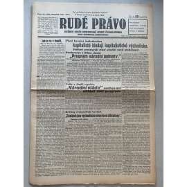 Rudé právo (8.10.1931) - 1. republika, staré noviny
