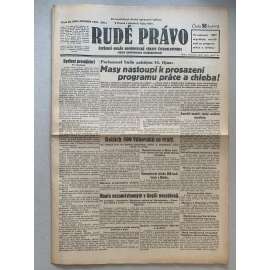 Rudé právo (9.10.1931) - 1. republika, staré noviny