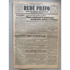 Rudé právo (9.10.1931) - 1. republika, staré noviny