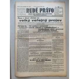 Rudé právo (13.10.1931) - 1. republika, staré noviny