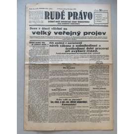 Rudé právo (13.10.1931) - 1. republika, staré noviny Rudé právo (13.10.1931) - 1. republika, staré noviny