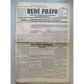 Rudé právo (14.10.1931) - 1. republika, staré noviny