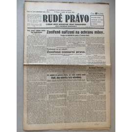 Rudé právo (18.10.1931) - 1. republika, staré noviny Rudé právo (18.10.1931) - 1. republika, staré noviny