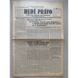 Rudé právo (24.10.1931) - 1. republika, staré noviny Rudé právo (24.10.1931) - 1. republika, staré noviny