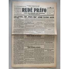 Rudé právo (25.10.1931) - 1. republika, staré noviny