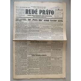 Rudé právo (25.10.1931) - 1. republika, staré noviny Rudé právo (25.10.1931) - 1. republika, staré noviny