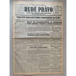 Rudé právo (20.11.1931) - 1. republika, staré noviny Rudé právo (20.11.1931) - 1. republika, staré noviny
