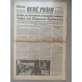 Rudé právo (3.9.1945) - 1. republika, staré noviny