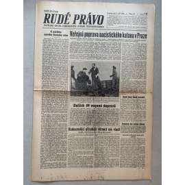 Rudé právo (7.9.1945) - 1. republika, staré noviny