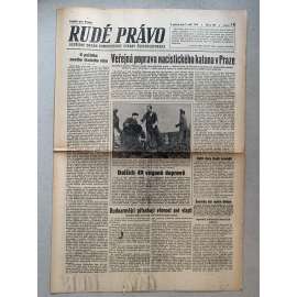 Rudé právo (7.9.1945) - 1. republika, staré noviny