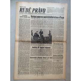 Rudé právo (7.9.1945) - 1. republika, staré noviny