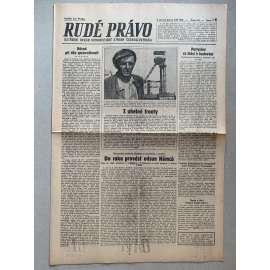 Rudé právo (8.9.1945) - 1. republika, staré noviny