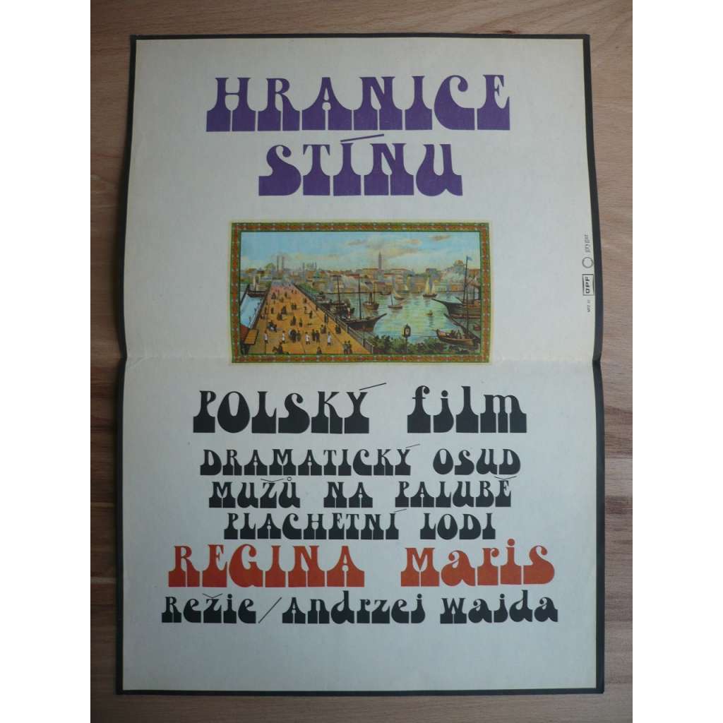 Hranice stínu (filmový plakát, film Polsko, režie Andrzej Wajda, hrají Marek Kondrat, Graham Lines, Tom Wilkinson)