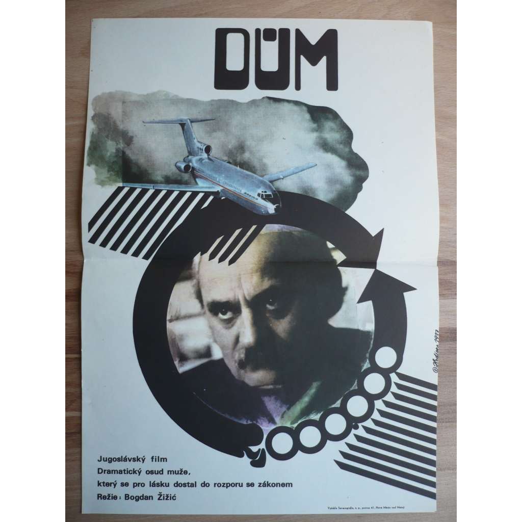 Dům (filmový plakát, film Jugoslávie, režie Bogdan Žižič)