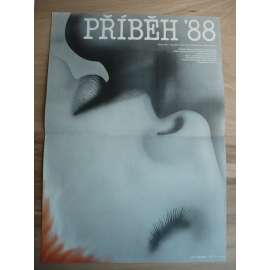 Příběh '88 (filmový plakát, film ČSR 1989, režie Zuzana Zemanová Hojdová, Hrají: Jana Krausová, Jan Kraus, Eva Holubová, Jiřina Jirásková)