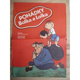 Pohádky Bolka a Lolka (filmový plakát, animovaný film Polsko 1970, režie Bronisław Zeman)