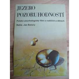 Jezero pozoruhodností (filmový plakát, film Polsko 1974, režie Jan Batory)