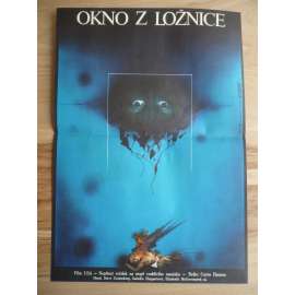 Okno z ložnice (filmový plakát, film USA 1987, režie Curtis Hanson, Hrají: Steve Guttenberg, Elizabeth McGovern, Isabelle Huppert)