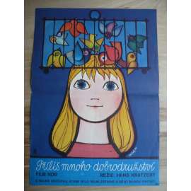 Příliš mnoho dobrodružství (filmový plakát, film NDR 1978, režie Hans Kratzert, Hrají: Walfriede Schmitt, Hermann Beyer, Klaus Manchen)