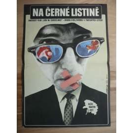 Na černé listině (filmový plakát, film USA 1976, režie Martin Ritt, Hrají: Woody Allen, Zero Mostel, Herschel Bernardi)