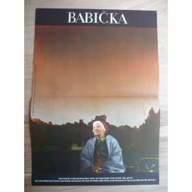 Babička (filmový plakát, film ČSSR 1971, režie Antonín Moskalyk, Hrají: Jarmila Kurandová, Zdeněk Matouš, Míla Myslíková)