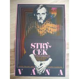 Strýček Váňa (filmový plakát, film SSSR 1970, režie Andrej Končalovskij, Hrají: Sergej Bondarčuk, Vladimir Zeldin, Innokentij Smoktunovskij)