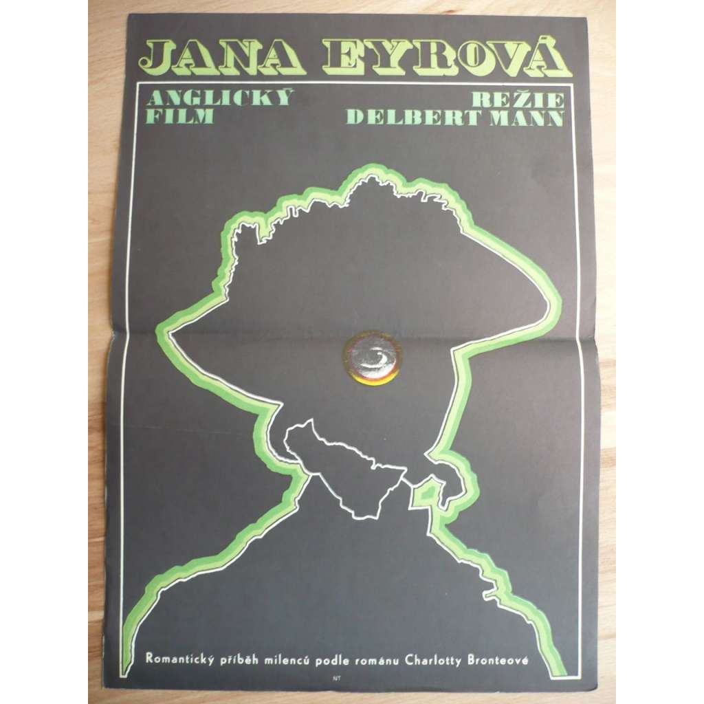 Jana Eyrová (filmový plakát, film VB 1970, režie Delbert Mann, Hrají: George C. Scott, Susannah York, Ian Bannen)