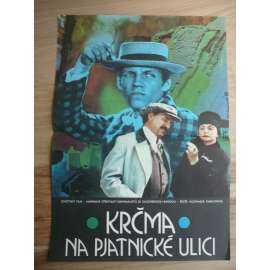 Krčma na Pjatnické ulici (filmový plakát, film SSSR 1978, režie Alexandr Fajncimmer, Hrají: Alexandr Galibin, Nikolaj Jerjomenko ml., Konstantin Grigorjev)