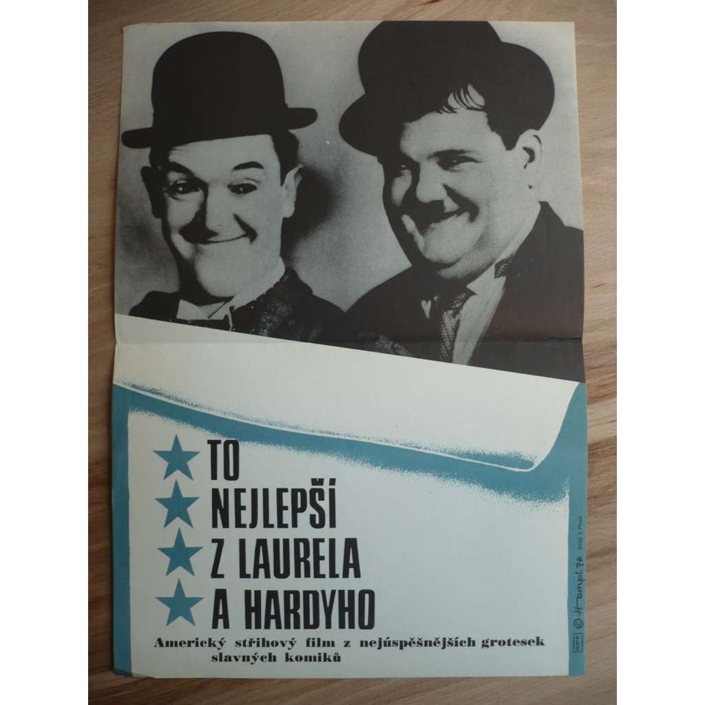 To nejlepší z Laurela a Hardyho (filmový plakát, střihový film USA, grotesky)