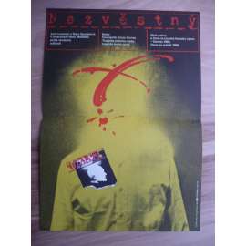 Nezvěstný (filmový plakát, film USA 1982, režie Costa-Gavras, Hrají: Jack Lemmon, Sissy Spacek, Melanie Mayron)