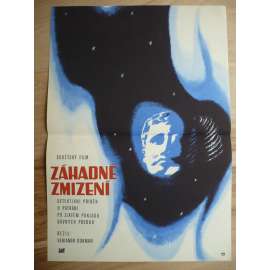 Záhadné zmizení (filmový plakát, film SSSR 1978, režie Veniamin Dorman, Hrají: Ljudmila Saveljeva, Boris Smorčkov, Ljudmila Solovjova)