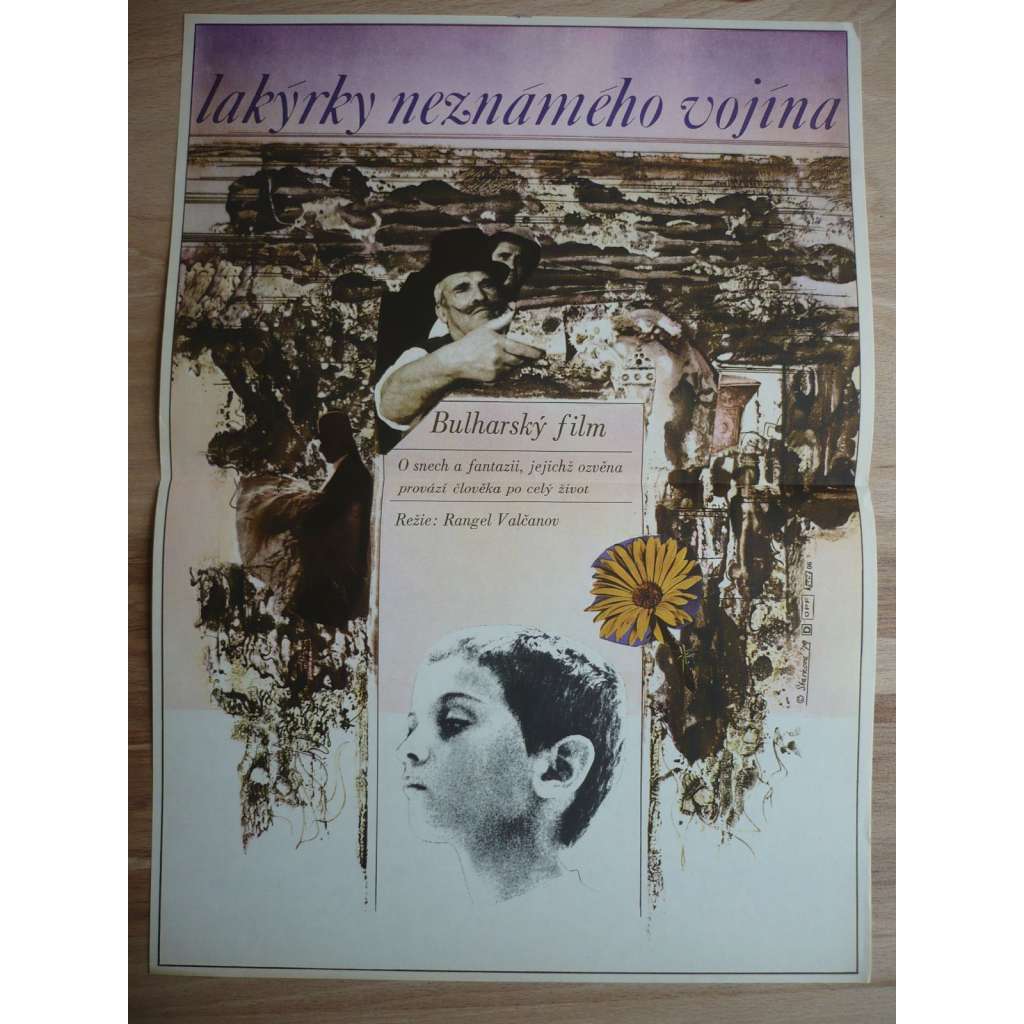 Lakýrky neznámého vojína (filmový plakát, film Bulharsko 1979, režie Rangel Valčanov)