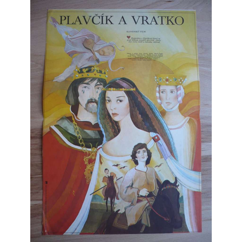 Plavčík a Vratko (filmový plakát, film ČSSR 1981, režie Martin Ťapák, Hrají: Štefan Skrúcaný, Marek Ťapák, Michal Dočolomanský)